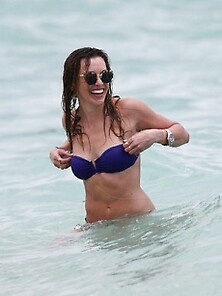 Katie Cassidy Rocks A Skimpy Bikini In Miami