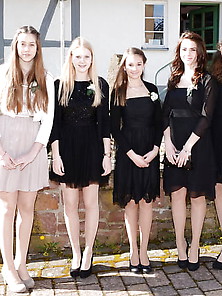 My Teen Daughter And Friends Wearing Pantyhose