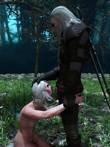 Ciri Geralt Blowjob