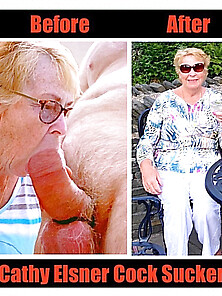 Cock Sucking Slut Cathy Granny Neighbour Giving A Blowjob