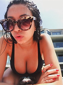 Big Tittied Mexican Bikini Girl