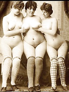 Old Vintage Sex - Lesbo Group Circa 1900