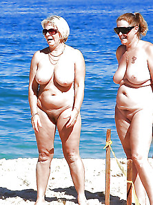 Bbw Matures And Grannies At The Beach 269