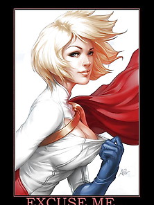 Motivational Posters Power Girl
