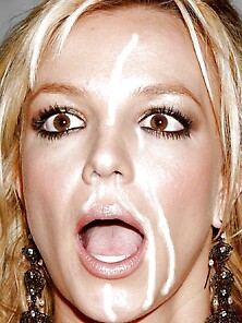 Britney Jizz-Shotguns Fake Facial Cumshot But Pretty Excellent.