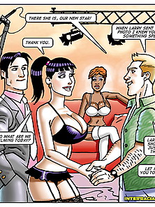 Hot Interracial Comic - Dirty Pornstar