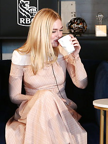 Elle Fanning Coffee With Creators