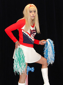 Candi Lovedoll In Cheerleader Uniform