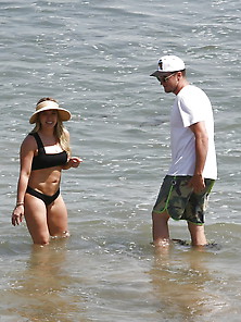 Hilary Duff Beach Day In Malibu 7-8-17