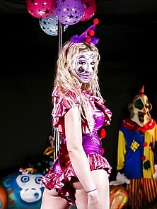 Leya At The Clown Strip Club