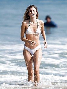 Rachel Mccord White Bikini & Camel Toe