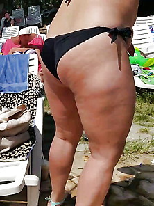 Spy Pool Sexy Ass Bikini Woman Romanian