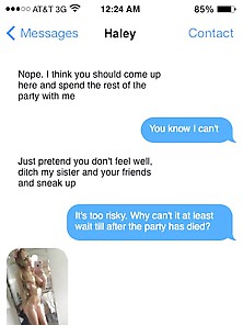(Story) Flirting Texts From My Girlfriends Sister