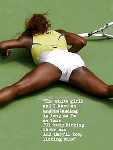 Serena Williams Fat Ass And Imaginary Quotes